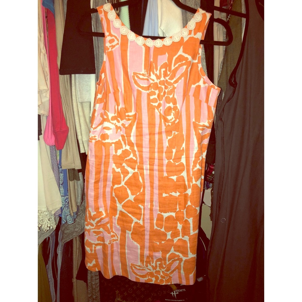 Lilly Pulitzer Giraffe Shift Dress